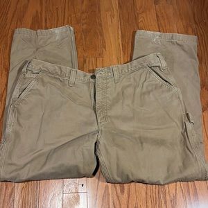 42x30 Relaxed Fit Carhartt thermal lined carpenter pants